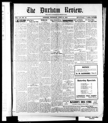 Durham Review (1897), 29 Jun 1933