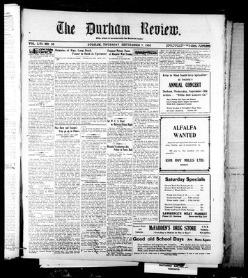 Durham Review (1897), 7 Sep 1933