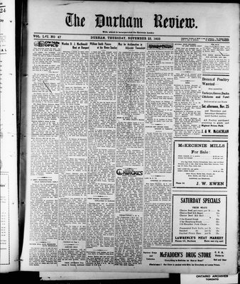 Durham Review (1897), 23 Nov 1933