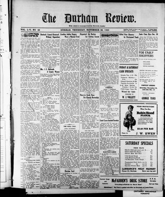 Durham Review (1897), 30 Nov 1933