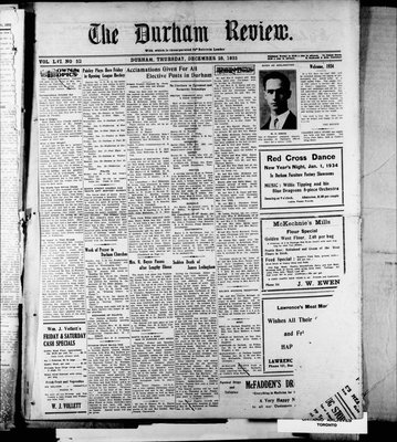 Durham Review (1897), 28 Dec 1933