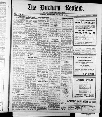 Durham Review (1897), 8 Feb 1934