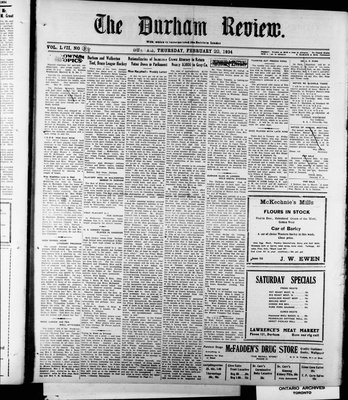 Durham Review (1897), 22 Feb 1934