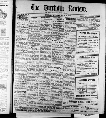 Durham Review (1897), 19 Apr 1934