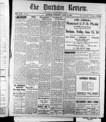 Durham Review (1897), 14 Jun 1934