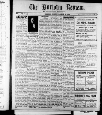 Durham Review (1897), 28 Jun 1934