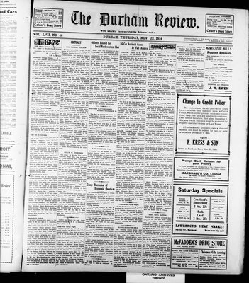 Durham Review (1897), 22 Nov 1934