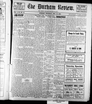 Durham Review (1897), 29 Nov 1934