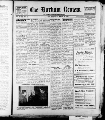 Durham Review (1897), 18 Apr 1935