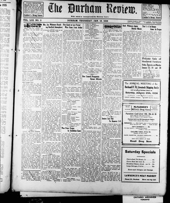 Durham Review (1897), 16 Jan 1936