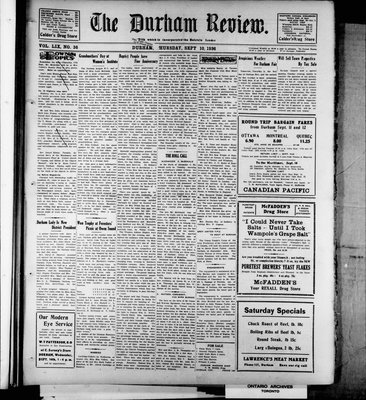 Durham Review (1897), 10 Sep 1936