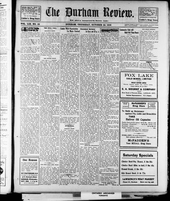 Durham Review (1897), 22 Oct 1936