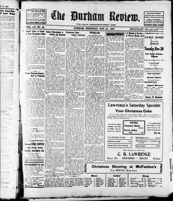 Durham Review (1897), 25 Nov 1937