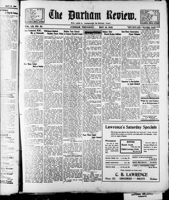 Durham Review (1897), 19 May 1938