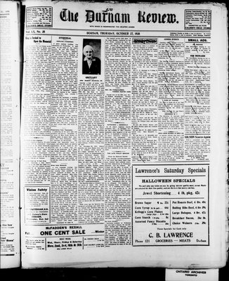 Durham Review (1897), 27 Oct 1938