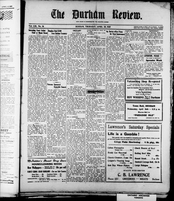 Durham Review (1897), 20 Apr 1939