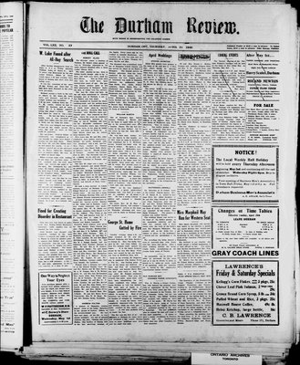 Durham Review (1897), 25 Apr 1940