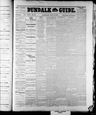 Dundalk Guide (1877), 12 Jul 1877