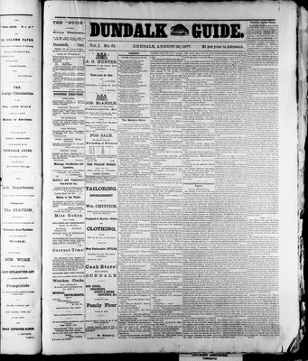 Dundalk Guide (1877), 30 Aug 1877