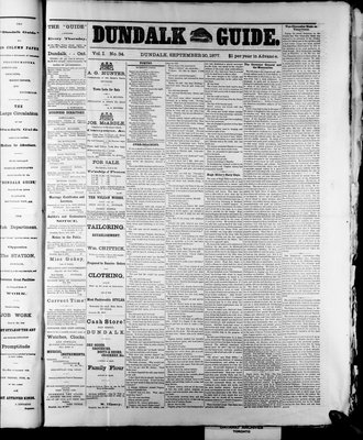 Dundalk Guide (1877), 20 Sep 1877