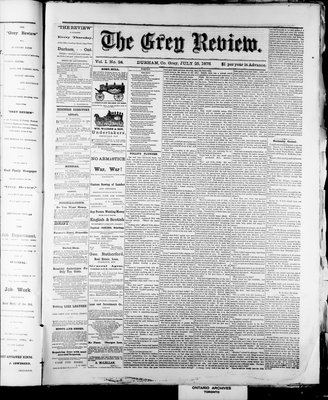 Grey Review, 25 Jul 1878