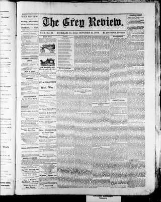 Grey Review, 31 Oct 1878