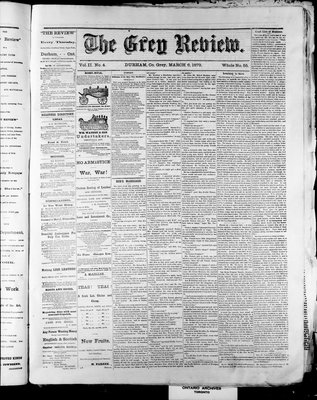 Grey Review, 6 Mar 1879