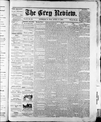 Grey Review, 17 Apr 1879