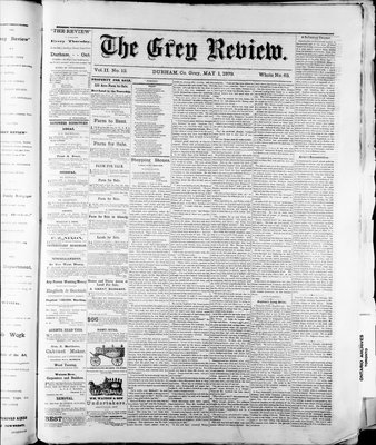 Grey Review, 1 May 1879