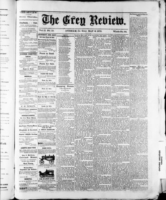 Grey Review, 8 May 1879