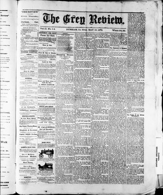 Grey Review, 15 May 1879