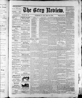 Grey Review, 22 May 1879