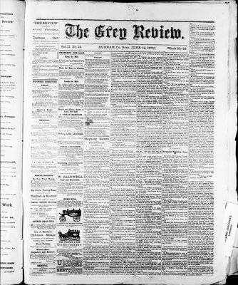 Grey Review, 12 Jun 1879