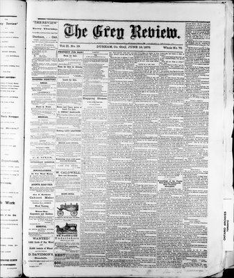 Grey Review, 19 Jun 1879