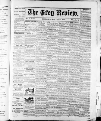 Grey Review, 3 Jul 1879