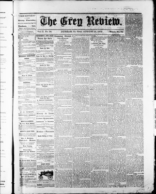 Grey Review, 21 Aug 1879