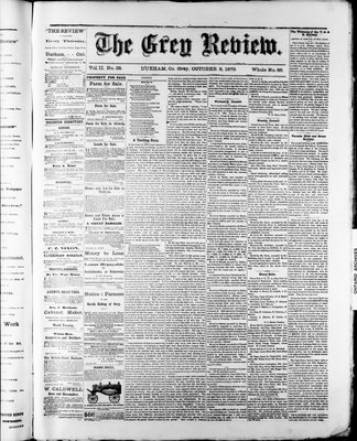 Grey Review, 9 Oct 1879