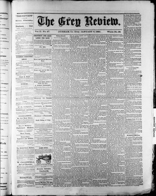 Grey Review, 8 Jan 1880