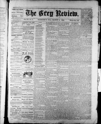 Grey Review, 11 Mar 1880