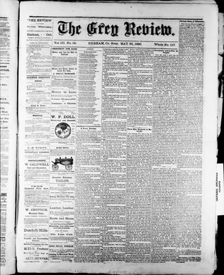 Grey Review, 20 May 1880