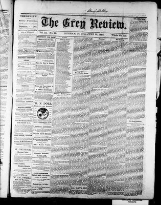 Grey Review, 15 Jul 1880