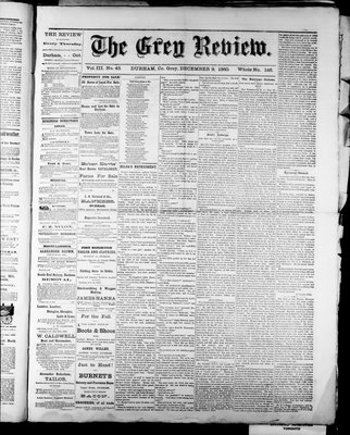 Grey Review, 9 Dec 1880