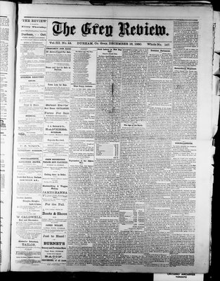 Grey Review, 16 Dec 1880