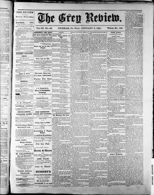 Grey Review, 6 Jan 1881