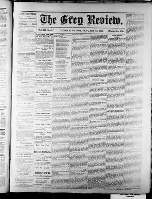 Grey Review, 13 Jan 1881