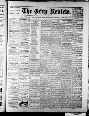 Grey Review, 24 Feb 1881