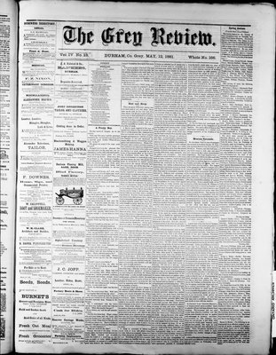 Grey Review, 12 May 1881