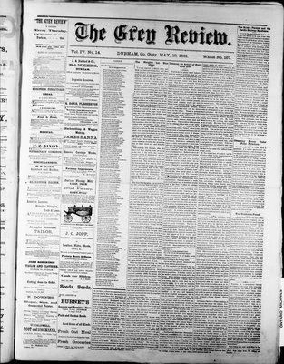 Grey Review, 19 May 1881