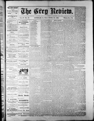 Grey Review, 23 Jun 1881