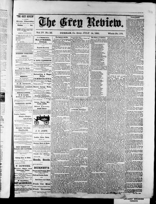 Grey Review, 14 Jul 1881